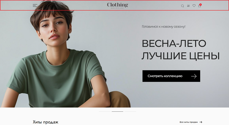 Шаблон "Clothing" - 3103